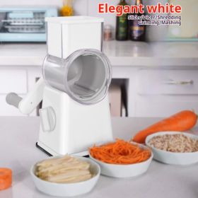 Premium Multi-Purpose Vegetable Chopper - Slices, grinds, chops and julienne fruits without much effort - Includes container